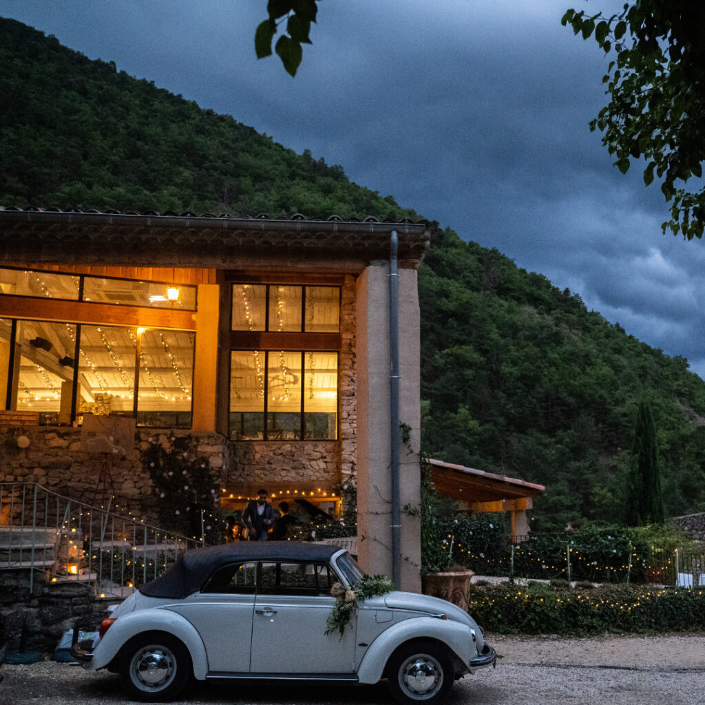 salle de réception mariage d'automne Provence