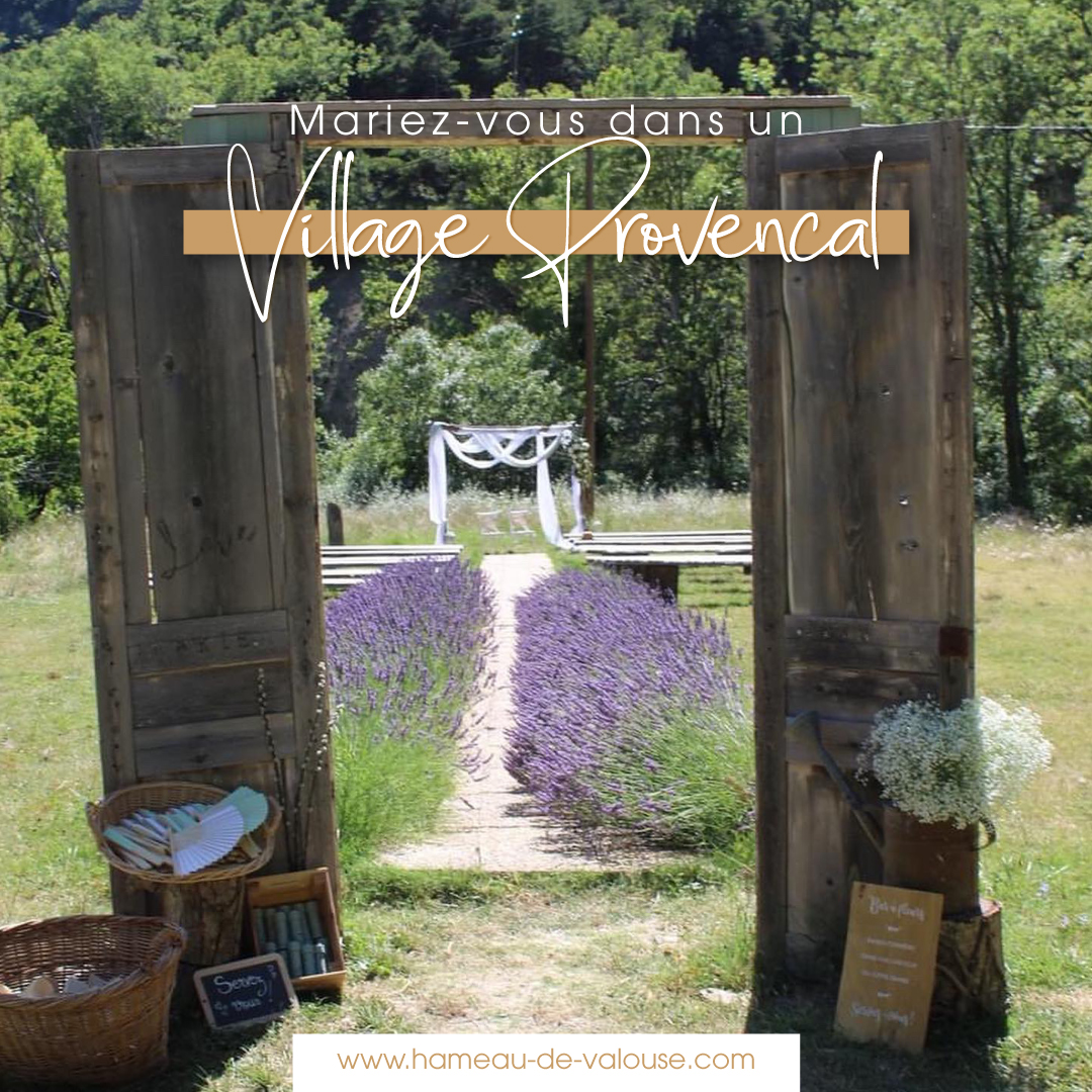 domaine de mariage en Drôme avec espace de cérémonie laïque
